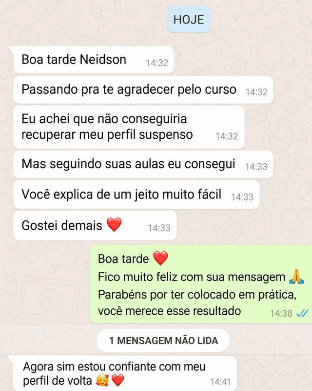 Mensagem de Juliana Castro, Pequena empresária